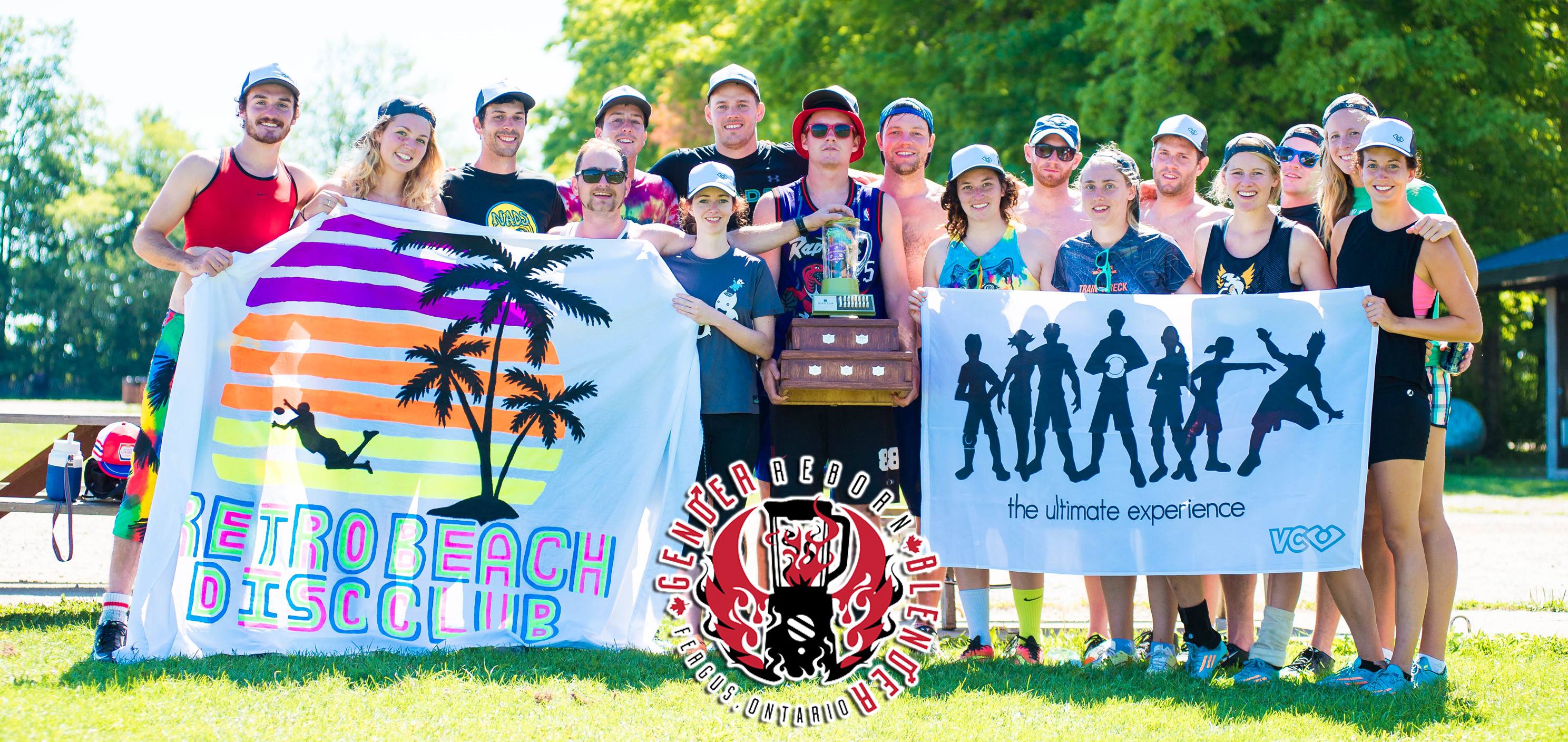 Retro Beach Disc Club winning Gender Blender 2016